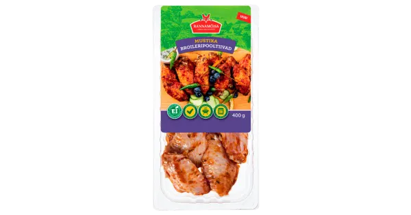 Rannamoisa Mustika Broileripooltiivad 400G