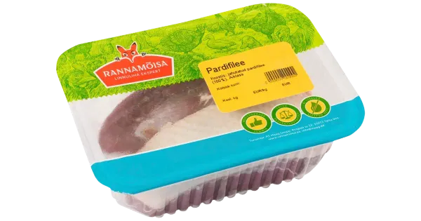 Rannamoisa Pardi Rinnafilee Jahutatud, Nahaga, Kg