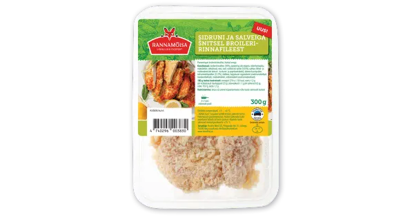 Rannamõisa Sidrun-Salvei Broileririnnafilee 300G