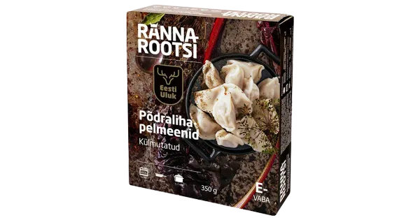 Rannarootsi Eesti Uluk Põdralihapelmeenid 350 g