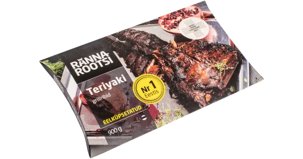 Rannarootsi Teriyaki Grillribi, Eelküpsetatud 900 G