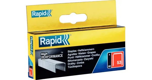 Rapid klamber 53/8mm 2500tk