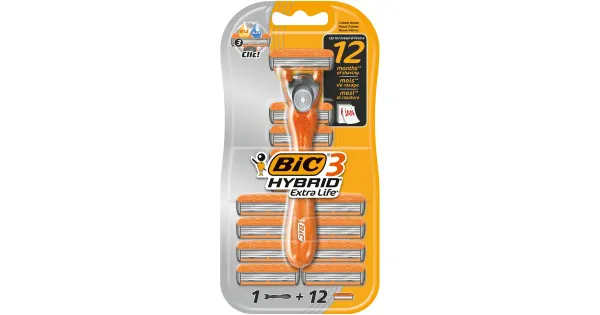 Raseerija Bic Extra Life 3 vart + 12 varutera