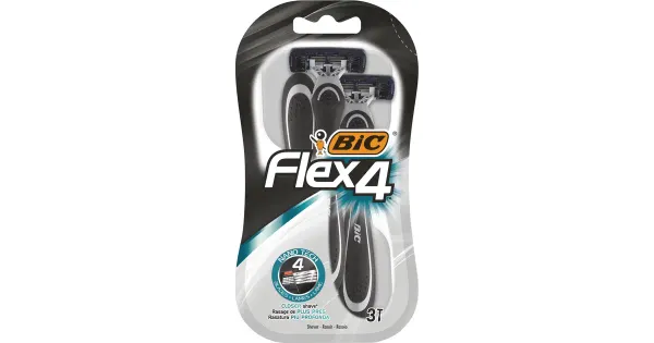 Raseerija Bic Flex 4-tera comfort 3tk