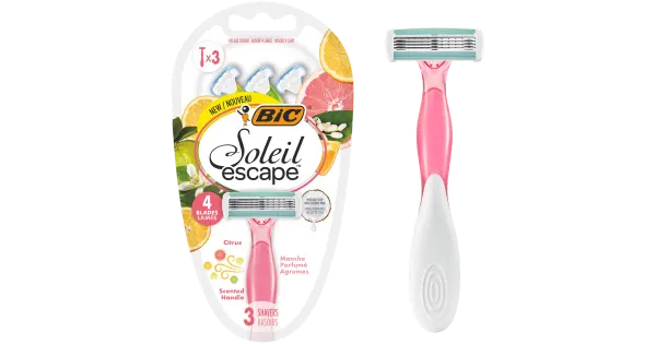 Raseerija Bic Soleil Escape Citrus 4-tera 3tk