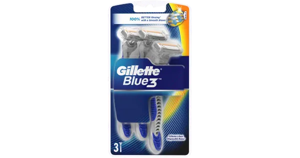 Raseerija Gillette Blue 3-tera Comfort 3tk