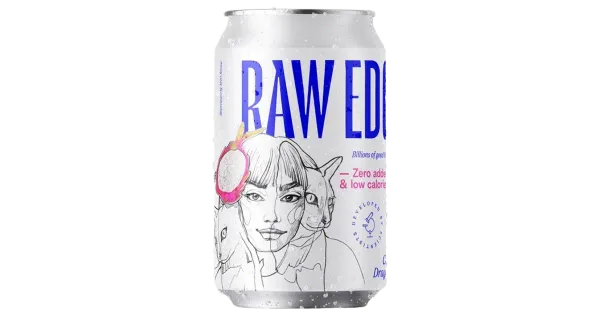 Raw Edge draakonivilja fermenteeritud jook 330 ml