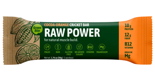 RAW POWER kakao-apelsini kilgibatoon