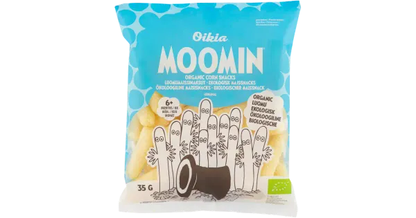 Real Snacks Moomin maisipulgad 35 g