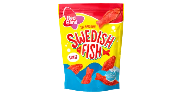 RED BAND SWEDISH FISH 100G