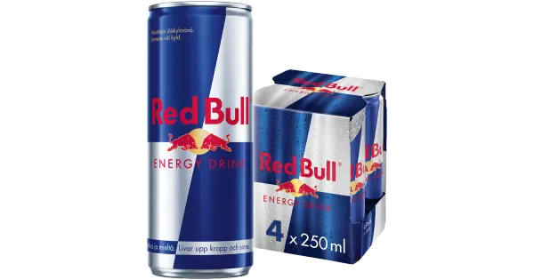 Red Bull energiajook 4 -pakk, 1l