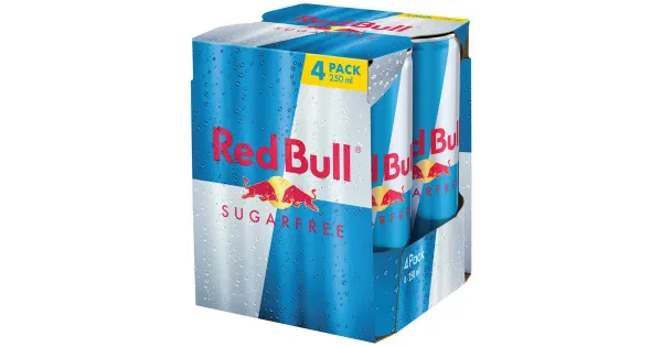 Red Bull suhkruvaba energiajook 4x250 ml