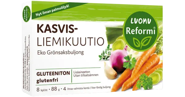 Reformi juurviljapuljongi kuubikud, 96 g 8 tk