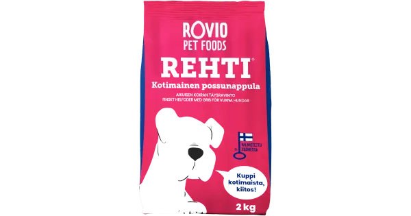 Rehti täissööt koerale sealihaga 2 kg