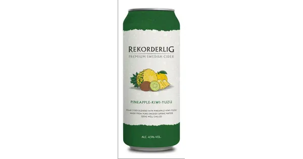 Rekorderlig Pineapple&Kiwi&Yuzu siider 4,%vol 500 ml