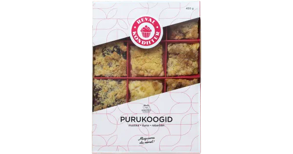 Reval Kondiiter Purukookide Valik 450 g 12tk