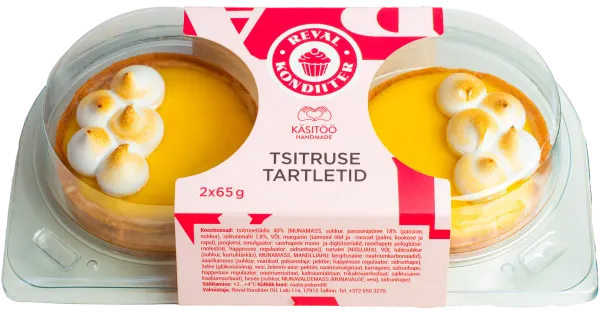 Reval Kondiiter Tsitruse Tartaletid 140 G