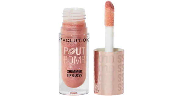 Revolution huuleläige Shimmer Gloss Glimmer Nude
