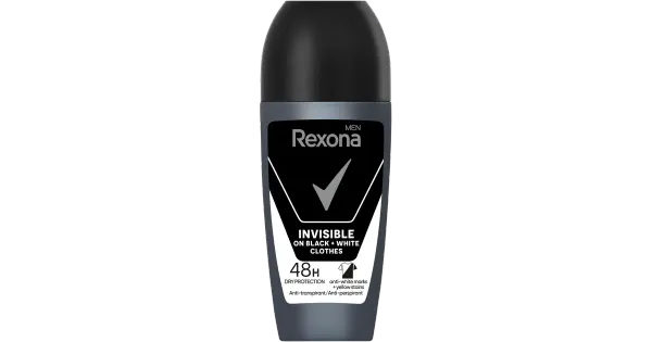Rexona Invisible rulldeodorant black&white men 50ml