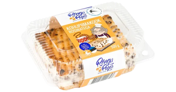 Rõngu Pagar Kohupiimakook Rosinatega 500 g