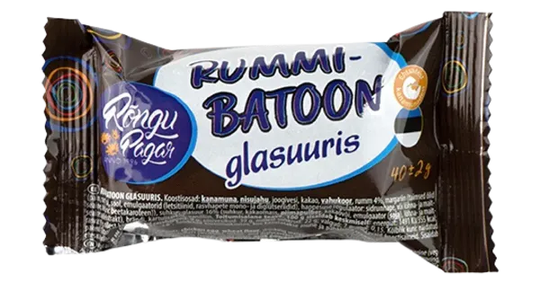 Rõngu Pagar Rummibatoon Glasuuris 40 G