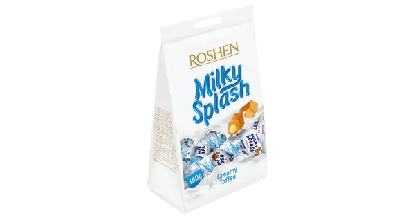 Roshen Milky Splash Toffee piimatäidisega kompvekid 150 g