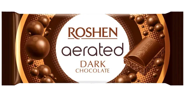 Roshen õhuline tume šokolaad 80g
