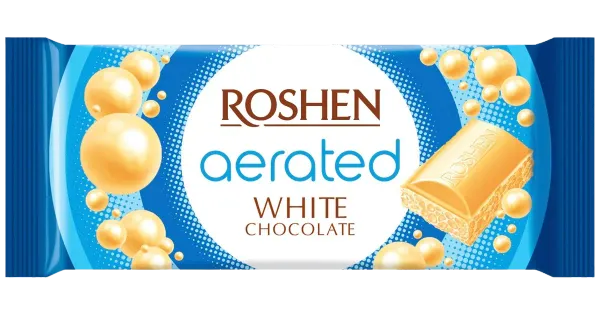 Roshen õhuline valge šokolaad 80g