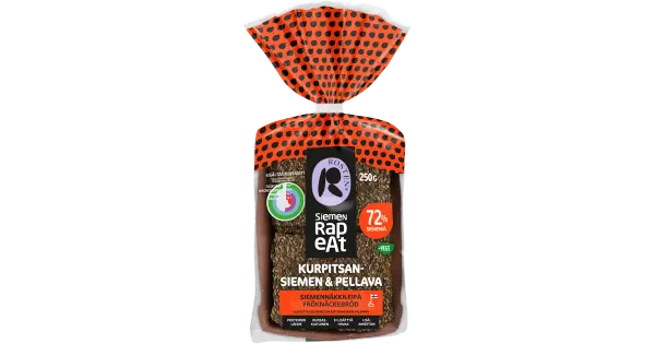 Rosten kõrvitsa- ja linaseemnetega näkileivad 250 g