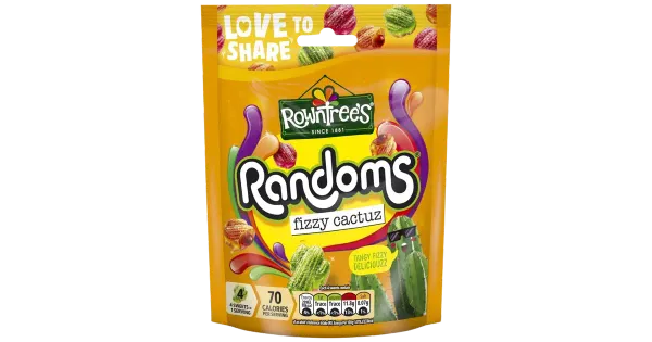 Rowntrees Randoms kummikommid Fizzy Cactus 130g