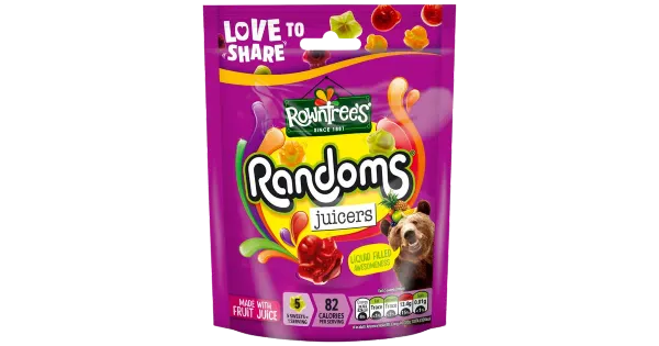 Rowntrees Randoms kummikommid Juicers 140g