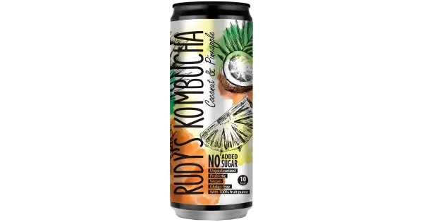 Rudy's Kombucha coconut & pineapple 330ml