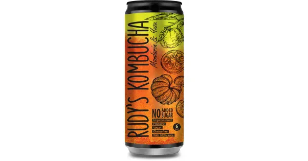 Rudy's Kombucha Mandarin & Yuzu 330 ml
