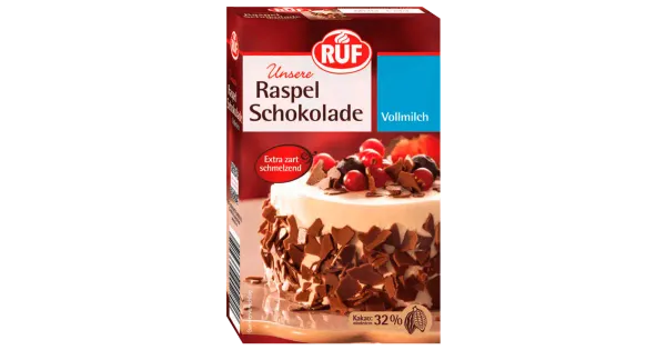 Ruf piimašokolaadi laastud 100 g