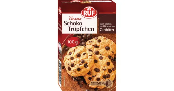 Ruf šokolaadist tilgakesed 100 g