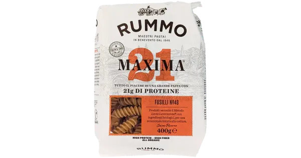 Rummo Maxima fusilli nr 48, ökoloogiline, 400 g