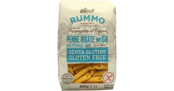 Rummo Penne Rigate # 66 gluteenivaba pasta 400 g
