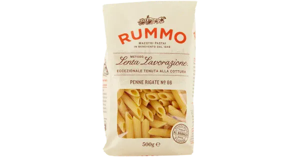 Rummo Penne Rigate Pasta # 66, 500 g