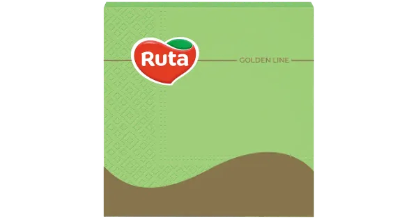 Ruta salvrätik 3-kihiline roheline 33cm