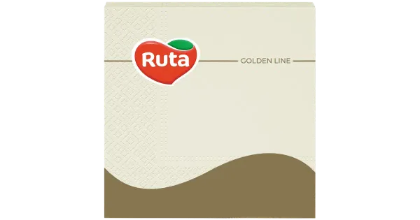 Ruta salvrätik 3-kihiline šampanja 33cm