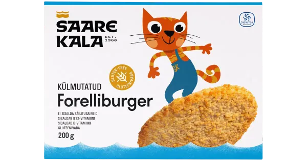 Saare Kala Forelliburger 200 g külmutatud