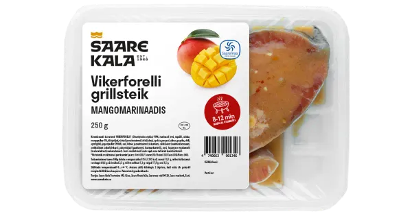 Saare Kala Vikerforelli grillsteik mangomarinaadis 250 g