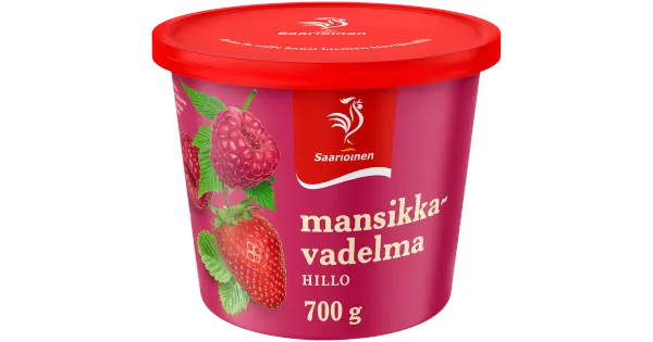 Saarioinen maasika- ja vaarikamoos 700 g
