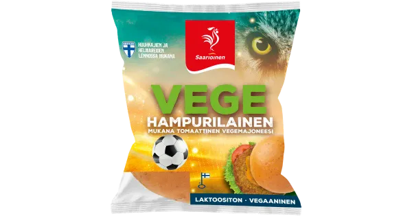 Saarioinen Vegan hamburger 150g