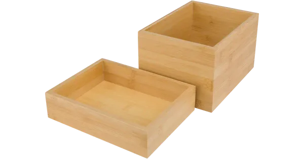 Säilituskastid House bambus/20x15x5cm ja 20x15x12cm