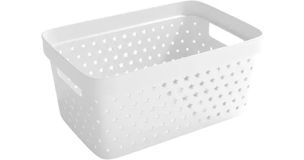 Säilituskorv Star 4,5 l, valge