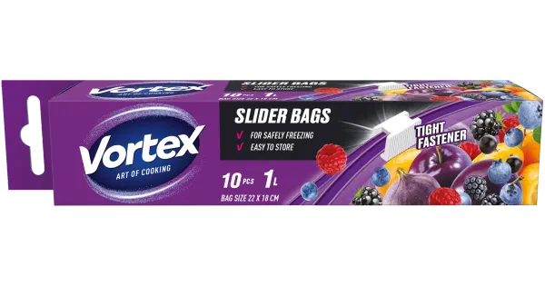 Säilituskotid Vortex 1l 10tk