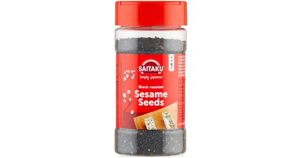 Saitaku röstitud seesamiseemned, mustad 95 g