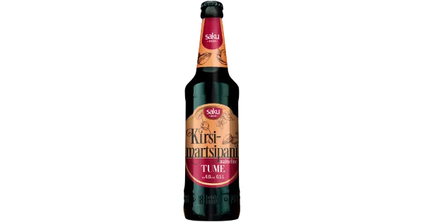 Saku Kirsi-martsipani maitseline tume õlu 6%vol 500ml