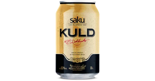 Saku Kuld õlu 5,2%vol 330 ml purk
